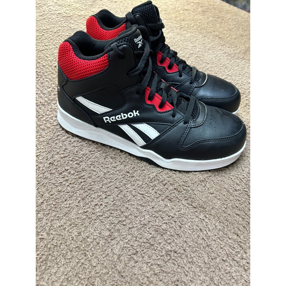 Reebok Work Men's RB4132 Composite Toe Black Red High Top Sneakers Size 10M